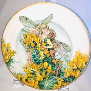 Fairies of the Fields Plate Heinrich Porcelain Germany Gorse Fairy Original Box
